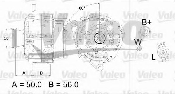 VALEO 437467 Alternator